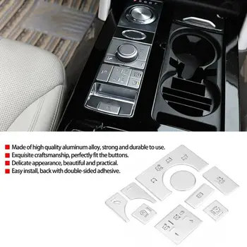 9pcs/set Car Button sticker Aluminum alloy Frame Cover For Land Rover Range Rover Sport Accessories
9pcs/set Car Button sticker Aluminum alloy Frame Cover For Land Rover Range Rover Sport Accessories