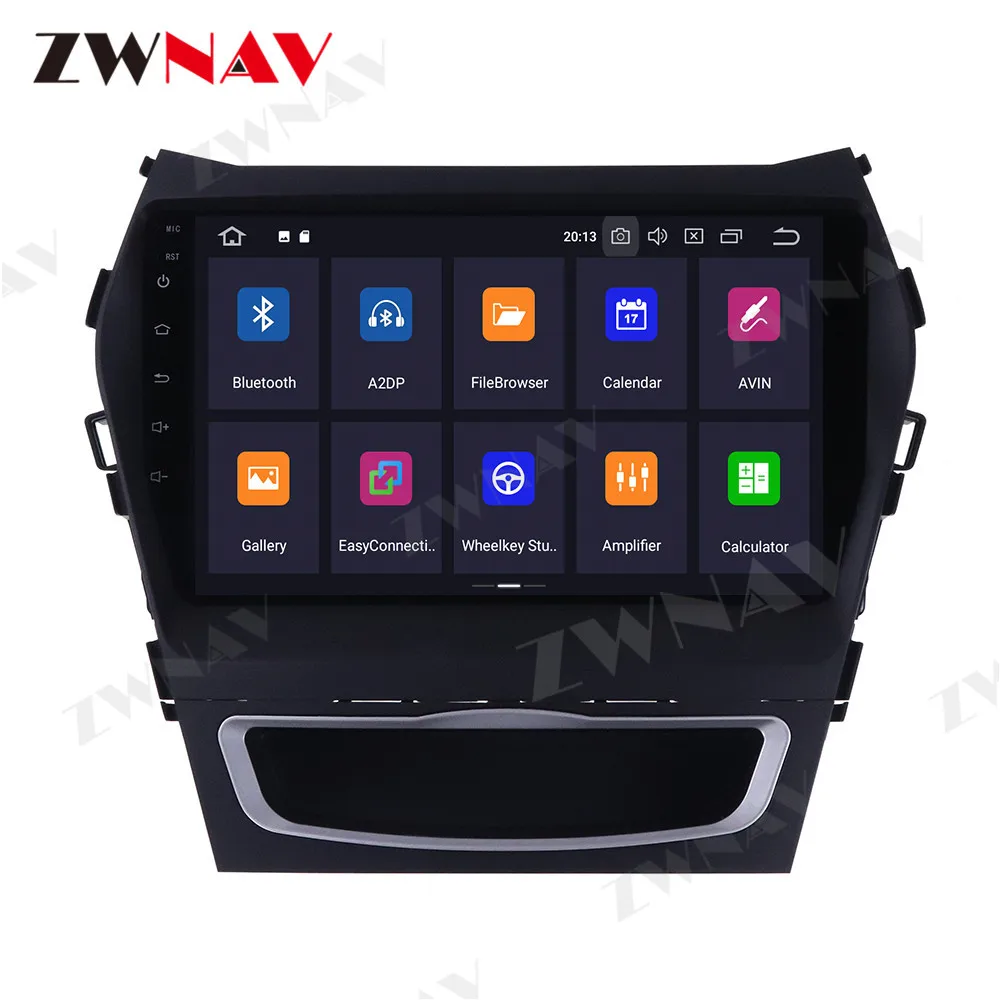 ZWNAV Android 10 head unit 9inch IPS 2.5D touch screen stereo DSP fast boot GPS Navigation For Hyundai IX45 Santa Fe 2013-2017
ZWNAV Android 10 head unit 9inch IPS 2.5D touch screen stereo DSP fast boot GPS Navigation For Hyundai IX45 Santa Fe 2013-2017