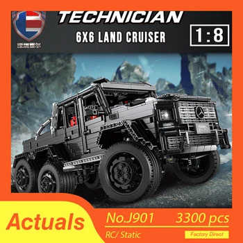 New Moc Technic Car Benz G63 Suv 6X6 LAND CRUISER Classic Luxury SUV 1:8 Model Building Blocks Bricks Toys for Boyz Kids Gifts
New Moc Technic Car Benz G63 Suv 6X6 LAND CRUISER Classic Luxury SUV 1:8 Model Building Blocks Bricks Toys for Boyz Kids Gifts