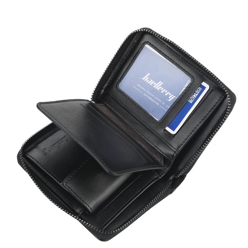 Men's Leather Wallet New Multi Card Holder Fashionable Zip Short Designer Creative Wallet
Men's Leather Wallet New Multi Card Holder Fashionable Zip Short Designer Creative Wallet