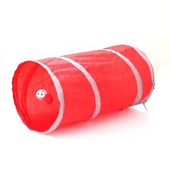 Solid Color Foldable Cat Tunnel Two-Color Choice Cat Bell Ball Pompom Toy Cat Tunnel Factory Spot Cross-Border
Solid Color Foldable Cat Tunnel Two-Color Choice Cat Bell Ball Pompom Toy Cat Tunnel Factory Spot Cross-Border