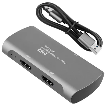 4K HD Audio Video Capture Card 1080P HDMI/F To HDMI/F+USB2.0 Video Grabber Record Box for Computer Live Streaming Broadcast
4K HD Audio Video Capture Card 1080P HDMI/F To HDMI/F+USB2.0 Video Grabber Record Box for Computer Live Streaming Broadcast