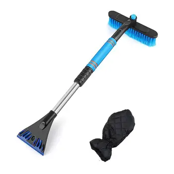 2-in-1 360 Degree Rotating Ice Scraper Car Windshield Extendable Winter SUV Snow Brush Remover Deicing Shovel With Foam Grip
2-in-1 360 Degree Rotating Ice Scraper Car Windshield Extendable Winter SUV Snow Brush Remover Deicing Shovel With Foam Grip