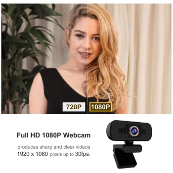 1080P Full HD USB Web Camera with Microphone for Video Conference Live Streaming Digital USB Video Recorder Home Office
1080P Full HD USB Web Camera with Microphone for Video Conference Live Streaming Digital USB Video Recorder Home Office