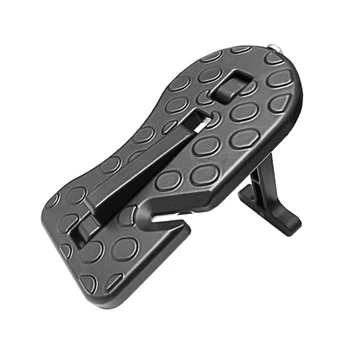 Car Auxiliary Pedal On The Roof Pedal Auxiliary Hook Non-Slip Foot Rest Pedal U Shaped Slam Latch Doorstep With Safety Hammer