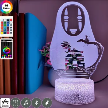 Bluetooth Speaker colorful Night Light Miyazaki Hayao Spirited Away Anime light 3D LED Lamp No Face Man Action Figure Decor Lamp
Bluetooth Speaker colorful Night Light Miyazaki Hayao Spirited Away Anime light 3D LED Lamp No Face Man Action Figure Decor Lamp