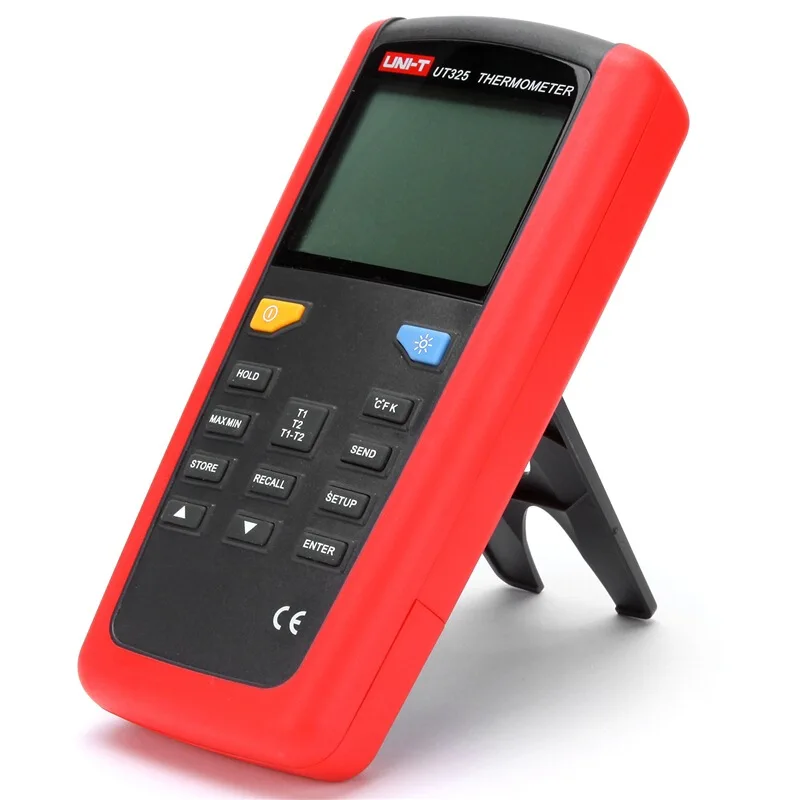 UNI-T UT325 High-precision Contact Multi-channel K-type Thermocouple Thermometer Data Storage Dual Temperature Probe
UNI-T UT325 High-precision Contact Multi-channel K-type Thermocouple Thermometer Data Storage Dual Temperature Probe