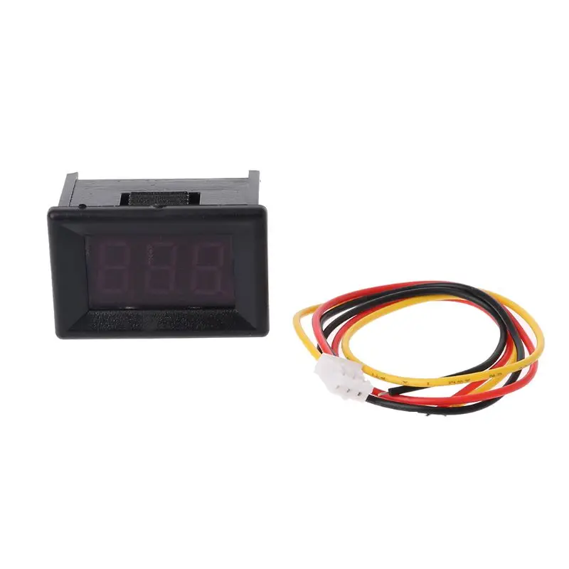 DC 0-100V 0.36" 3-digital Voltmeter RED LED Display Panel Voltage Meter For Car Motorcycle
DC 0-100V 0.36" 3-digital Voltmeter RED LED Display Panel Voltage Meter For Car Motorcycle