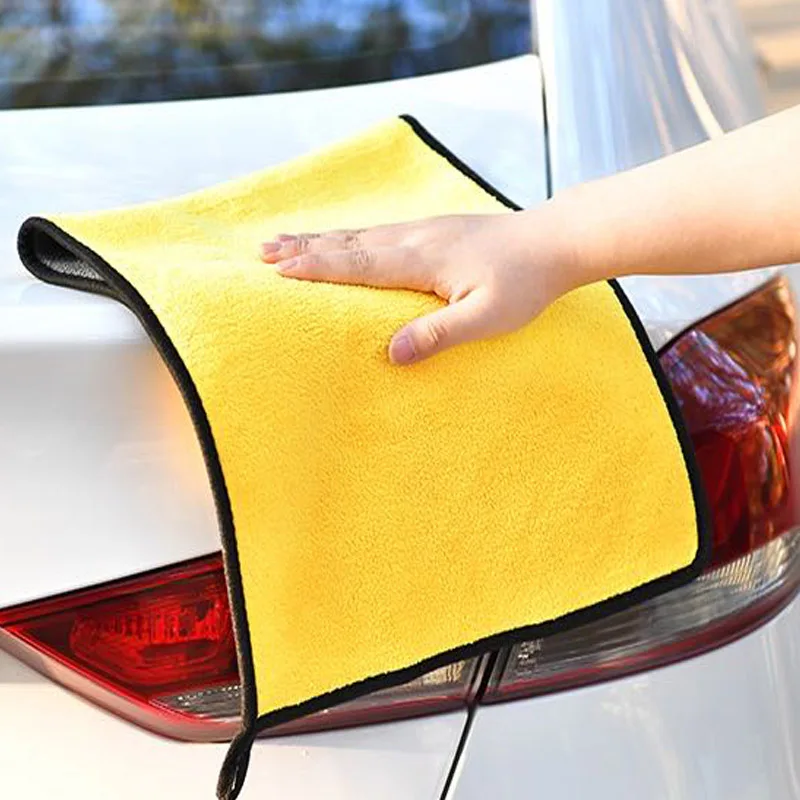 

Microfiber Auto Wash Towel Car Cleaning Drying Cloth Hemming Car Care Cloth Detailing Car Wash Towel 30x30/40/60CM