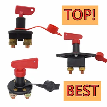 Car Battery Power Kill Switch High Current Battery Disconnect Isolator Cut OFF Switch for Car Marine Boat Rv ATV 12V 300 A