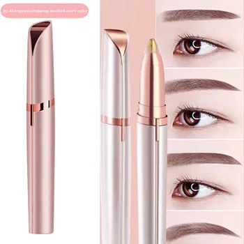 Portable Electric Eyebrow Trimmer Makeup Painless Eye Brow Epilator Mini Shaver Razors Lipstick Brows Pen Facial Hair Remover 
Portable Electric Eyebrow Trimmer Makeup Painless Eye Brow Epilator Mini Shaver Razors Lipstick Brows Pen Facial Hair Remover