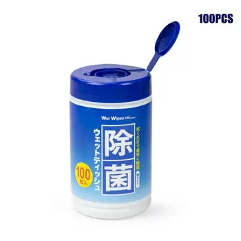 100PCS / BOX 75% alcohol disinfection wipes barreled household wipes to kill disposable wet tissues
100PCS / BOX 75% alcohol disinfection wipes barreled household wipes to kill disposable wet tissues