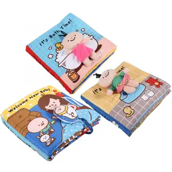 Baby Soft Cloth Book 3D Infant Early Cognitive Development Educational Bath Quiet First Book Interactive Books for Children
Baby Soft Cloth Book 3D Infant Early Cognitive Development Educational Bath Quiet First Book Interactive Books for Children