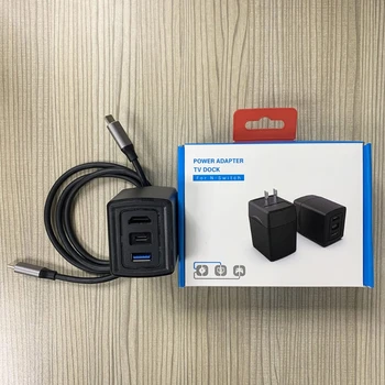 Portable AC Power Charger Dock Base Adapter Type C HDMI TV Converter Holder Stand for Nintend NS Switch Game Console
Portable AC Power Charger Dock Base Adapter Type C HDMI TV Converter Holder Stand for Nintend NS Switch Game Console