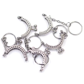 5Pcs Silver Tone Alloy Arc Frame Kiss Clasp With Key Ring For Handle Bag Purse Parts Accessories 4x3.5cm
5Pcs Silver Tone Alloy Arc Frame Kiss Clasp With Key Ring For Handle Bag Purse Parts Accessories 4x3.5cm