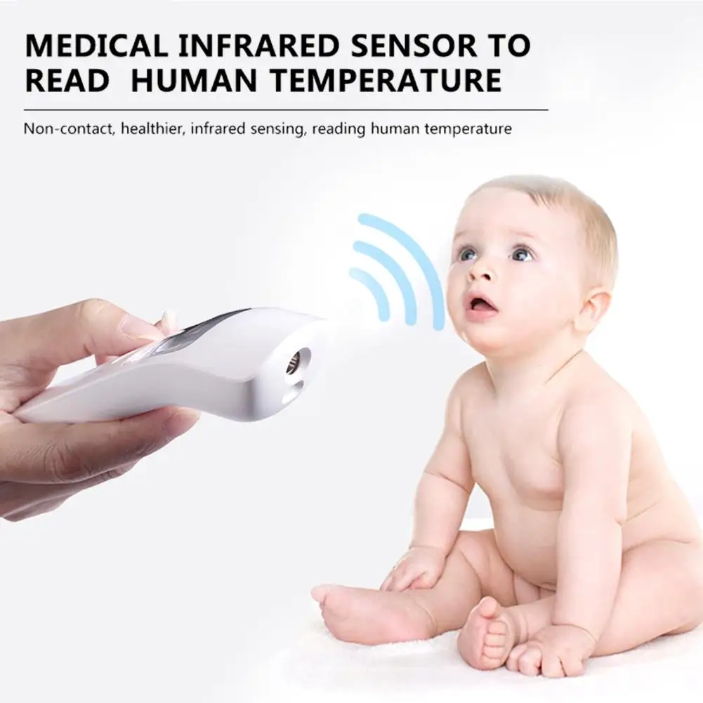 Infrared Thermometer Forehead Baby Portable Non-contact Child Handheld Body/Object Temperature Measure IR Device In Stock
Infrared Thermometer Forehead Baby Portable Non-contact Child Handheld Body/Object Temperature Measure IR Device In Stock