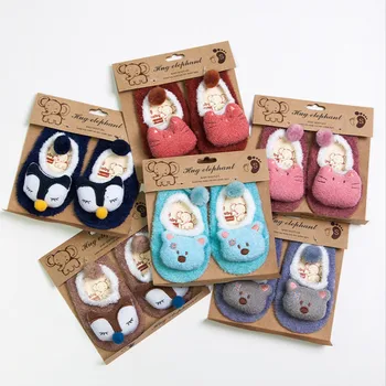 Baby Floor Socks 3D Cartoon Doll Anti-skid Particles Non-slip Infant Walk Socks Casual Keep Warm Feather Yarn Grip Slippers
Baby Floor Socks 3D Cartoon Doll Anti-skid Particles Non-slip Infant Walk Socks Casual Keep Warm Feather Yarn Grip Slippers