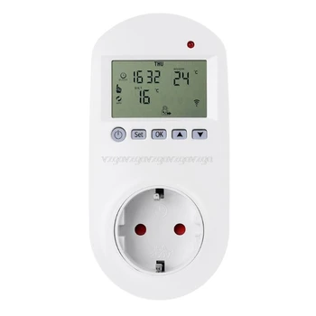 WiFi Plug-in Thermostat Socket Remote Voice Control Floor Heating Temperature Controller 16A 230V EU Plug N20 19 Dropship
WiFi Plug-in Thermostat Socket Remote Voice Control Floor Heating Temperature Controller 16A 230V EU Plug N20 19 Dropship