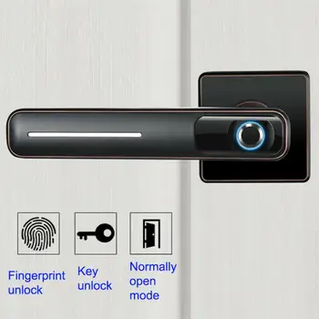 360° Biometric LED Indicator Smart Electronic Door Security Home Invisible Fingerprint Smart Lock Intelligent with 2 keys 1 USB
360° Biometric LED Indicator Smart Electronic Door Security Home Invisible Fingerprint Smart Lock Intelligent with 2 keys 1 USB