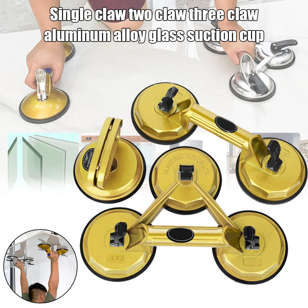 Heavy Duty Aluminum Suction Cup Plate Single/Double/3 Claw Glass Puller Lifter Gripper ALS88
Heavy Duty Aluminum Suction Cup Plate Single/Double/3 Claw Glass Puller Lifter Gripper ALS88