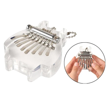 8 Keys Transparent Acrylic Kalimba 8 Key Thumb Piano with Pendant for Kids Adult Christmas Gift
8 Keys Transparent Acrylic Kalimba 8 Key Thumb Piano with Pendant for Kids Adult Christmas Gift