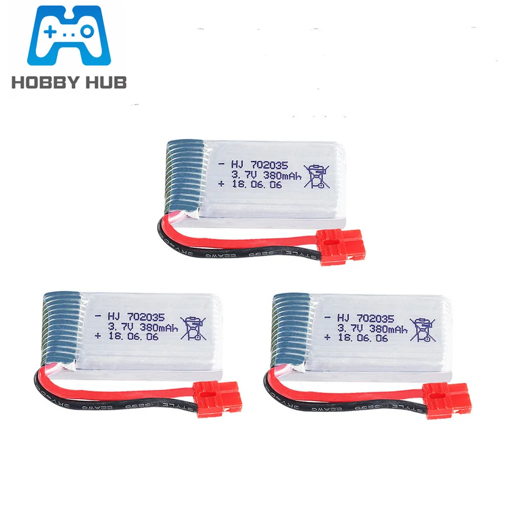 3.7V 380mAh Lipo Battery For SYMA X5A-1 X15 X15C X15W RC Helicopter drone spare Part 3.7v 702035 RC Drone battery 1pcs to 5pcs
3.7V 380mAh Lipo Battery For SYMA X5A-1 X15 X15C X15W RC Helicopter drone spare Part 3.7v 702035 RC Drone battery 1pcs to 5pcs