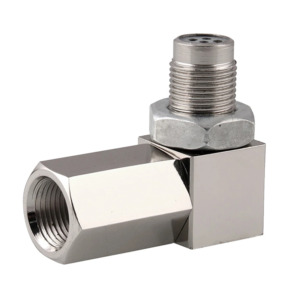 O2 Oxygen Sensor Spacer Extender Header Pipe 90 Degree Angle Kit M18 x 1.5 O2 Oxygen Sensor Spacer Extender Header Pipe 90 Degree Angle Kit M18 x 1.5