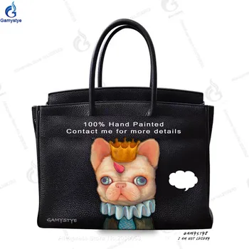 Hand Drawing CUT DOG WIN customize Handbag Genuine Leather Top handle bags Women Messenger Bag Designer Real Cowskin
Hand Drawing CUT DOG WIN customize Handbag Genuine Leather Top handle bags Women Messenger Bag Designer Real Cowskin