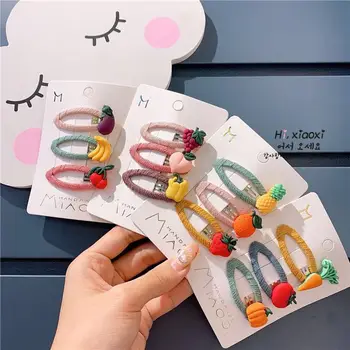 Korean children's cute cartoon suit fruit hair clip little girl bb card hair clip headband children fashion jewelry accessories
Korean children's cute cartoon suit fruit hair clip little girl bb card hair clip headband children fashion jewelry accessories