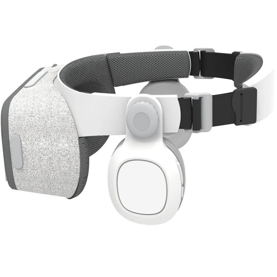 Cloth Bluetooth headset integrated VR helmet 3D virtual reality glasses wireless connection portable mini foldable wide viewing
Cloth Bluetooth headset integrated VR helmet 3D virtual reality glasses wireless connection portable mini foldable wide viewing