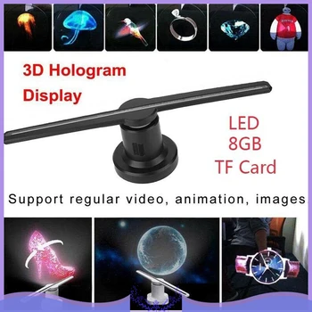 3D LED Advertising Hologram Projector Fan Hologram Holographic Display Player Advertising with SD Wifi
3D LED Advertising Hologram Projector Fan Hologram Holographic Display Player Advertising with SD Wifi