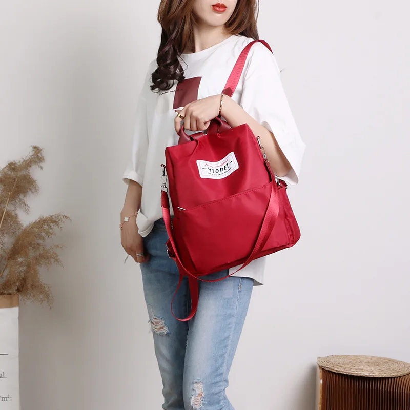 Anti-Theft Backpack Women's 2019 Summer New Style Korean-style Versatile Large-Volume Oxford Cloth Backpack Casual Travel Bag
Anti-Theft Backpack Women's 2019 Summer New Style Korean-style Versatile Large-Volume Oxford Cloth Backpack Casual Travel Bag