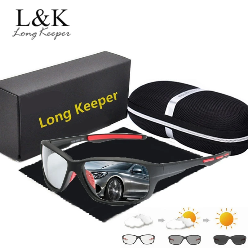 Sport Polarized Photochromic Sunglasses Men Driving Chameleon Sun Glasses Male Day Night Vision Driver Goggles Oculos masculino
Sport Polarized Photochromic Sunglasses Men Driving Chameleon Sun Glasses Male Day Night Vision Driver Goggles Oculos masculino