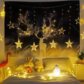 Christmas Wedding Led Curtain String Light Party Decoration Star Shape Led Fairy Light Holiday Garden Light Stage Decorative D30
Christmas Wedding Led Curtain String Light Party Decoration Star Shape Led Fairy Light Holiday Garden Light Stage Decorative D30