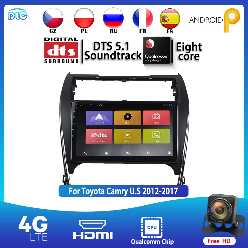 DLC Qualcomm Chip 1280*720 IPS 10Inch Android 9.0 GPS Stereo FM/RDS DTS BT WIFI+4G For 2012-2017 Camry 4+64G DSP Car PlayerMedia
DLC Qualcomm Chip 1280*720 IPS 10Inch Android 9.0 GPS Stereo FM/RDS DTS BT WIFI+4G For 2012-2017 Camry 4+64G DSP Car PlayerMedia