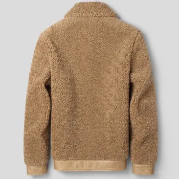 Wool Coat Autumn Winter Jacket Real Sheep Shearling Fur Coats Streetwear Lamb Fur Jacket Veste Homme LSY088290 MY1256
Wool Coat Autumn Winter Jacket Real Sheep Shearling Fur Coats Streetwear Lamb Fur Jacket Veste Homme LSY088290 MY1256