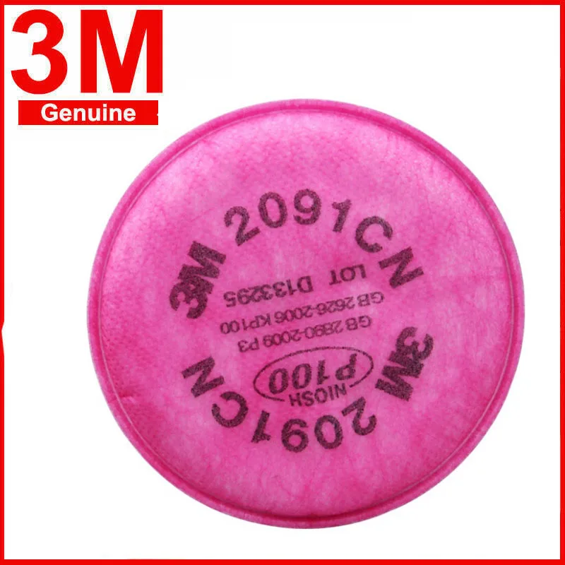 3M 2091 particulate filter P100 can use gas mask 6200, 7502 6800 series respirator (2pcs is for one bag)
3M 2091 particulate filter P100 can use gas mask 6200, 7502 6800 series respirator (2pcs is for one bag)