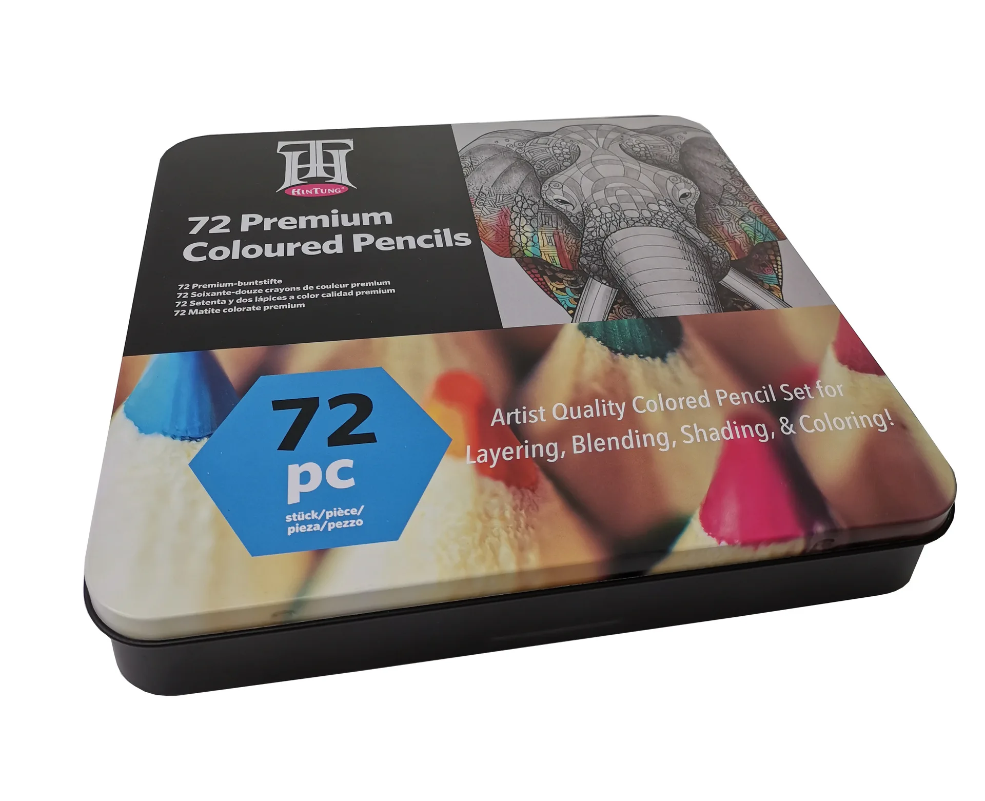 Colored pencils Painting Color Lead Suit Professional Adult Drawing Stationery 72 Color Pencil Iron Box
Colored pencils Painting Color Lead Suit Professional Adult Drawing Stationery 72 Color Pencil Iron Box