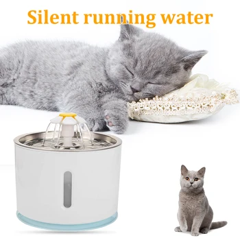2.4L Cat Automatic Feeder Drink Filter Automatic Cat Water Fountain For Pets Water Dispenser Spring Drinking Bowl With Led
2.4L Cat Automatic Feeder Drink Filter Automatic Cat Water Fountain For Pets Water Dispenser Spring Drinking Bowl With Led