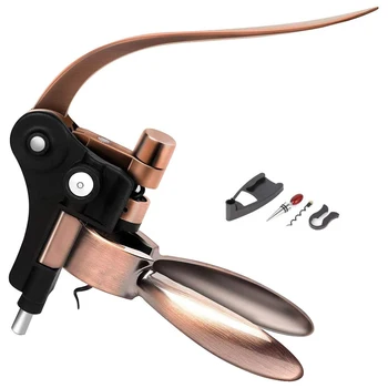 Wine Bottle Opener Rabbit Corkscrew Set Demenades Wine Opener Kit With Foil Cutter Wine Stopper And Extra Spiral XH8Z
Wine Bottle Opener Rabbit Corkscrew Set Demenades Wine Opener Kit With Foil Cutter Wine Stopper And Extra Spiral XH8Z