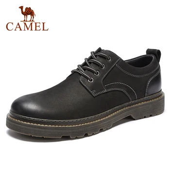 CAMEL Men's Shoes Autumn Casual Low-cut Workwear Scrub Genuine Leather Flexible Matte Cowhide Man Footwear Non-slip Male Boots 
CAMEL Men's Shoes Autumn Casual Low-cut Workwear Scrub Genuine Leather Flexible Matte Cowhide Man Footwear Non-slip Male Boots