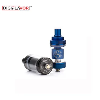 Digiflavor Siren V2 GTA MTL Tank 24mm Version 4.5ml Genisis Tank Siren V2 Vape atomizer tank for Electronic Cigarette mod
