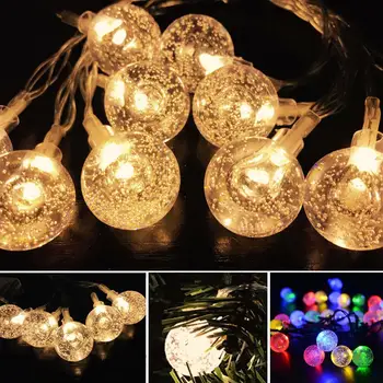 10m Waterproof Bubble Ball Fairy String Lights Fancy Lamp Festival Party Decor christmas Wedding Party Garland Fairy Light
10m Waterproof Bubble Ball Fairy String Lights Fancy Lamp Festival Party Decor christmas Wedding Party Garland Fairy Light