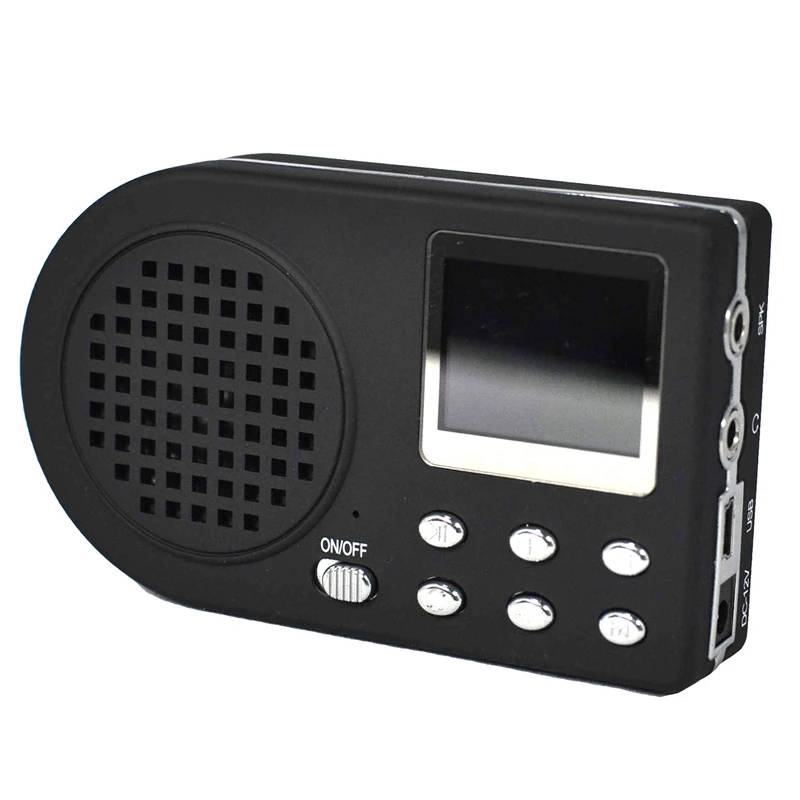 Hunting Decoy Bird Caller MP3 Player Bird Sound Loudspeaker LCD Screen Hunting Digital Equipment Portable EU Plug
Hunting Decoy Bird Caller MP3 Player Bird Sound Loudspeaker LCD Screen Hunting Digital Equipment Portable EU Plug