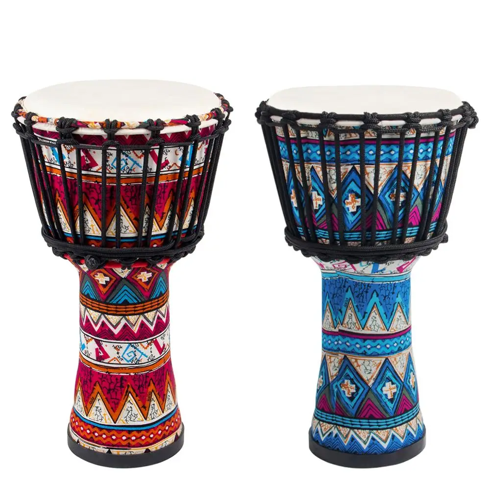 Фото Африканский барабан Djembe 8 дюймов барабанная головка из козьей - купить