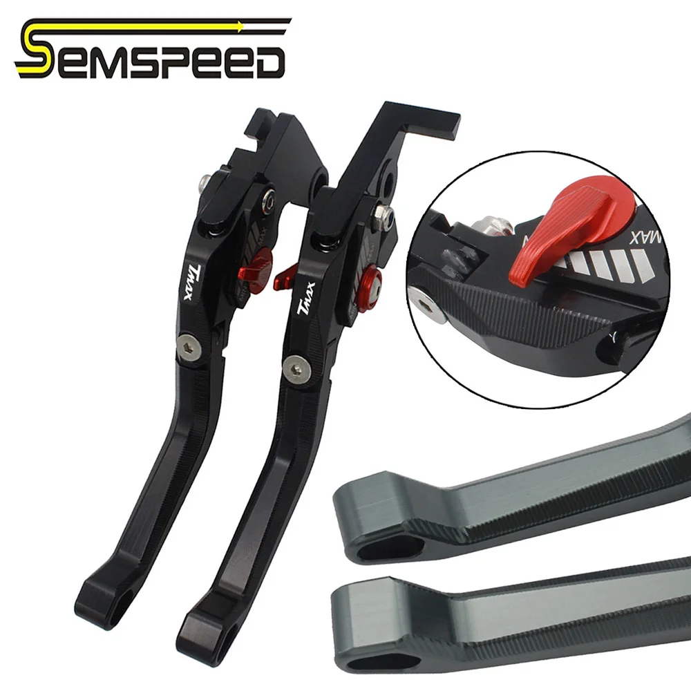 3d рычаги тормозной муфты SEMSPEED TMAX с логотипом CNC для мотоциклов Yamaha TMAX530 2012 2020 TMAX500