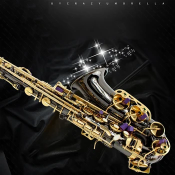 2019 New Release Durable Brass E-flat Professional Alto Saxophone Musical Instruments for Professional Concert Performance