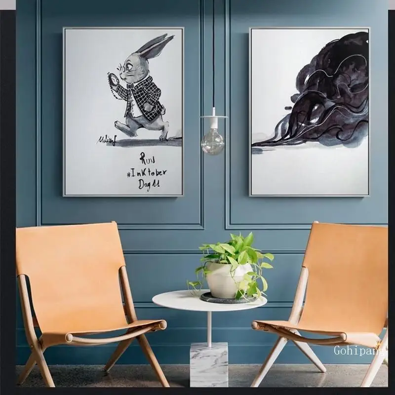 Mr Rabbit Canvas Prints Posters Home Decor Family Nordic Canvas Painting Alice Wonderland Cutie Wall Art Pictures Cute Kids Room
Mr Rabbit Canvas Prints Posters Home Decor Family Nordic Canvas Painting Alice Wonderland Cutie Wall Art Pictures Cute Kids Room