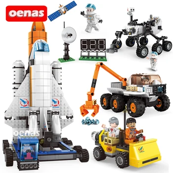 City MOC Space station MarsRover Rocket Building Blocks Shuttle satellite Model Astronaut figure man set Children Toys boys gift
City MOC Space station MarsRover Rocket Building Blocks Shuttle satellite Model Astronaut figure man set Children Toys boys gift