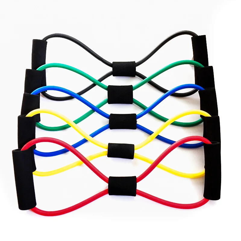 8 Word Chest Develper Elastic Resistance Band Rubber Tube Rope Control Weight Yoga Gym Workout Training Fitness Equipment
8 Word Chest Develper Elastic Resistance Band Rubber Tube Rope Control Weight Yoga Gym Workout Training Fitness Equipment